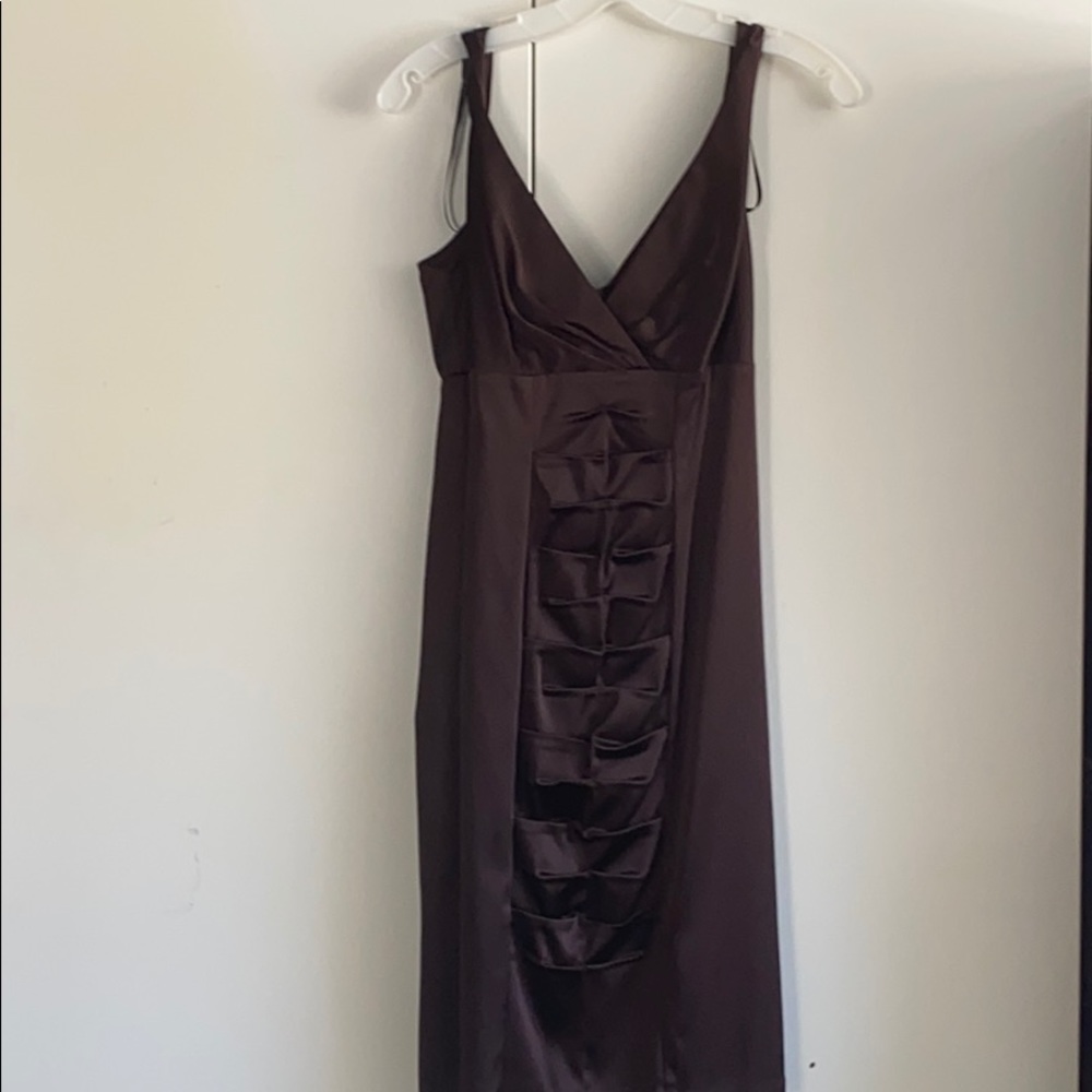 Calvin Klein brown cocktail dress